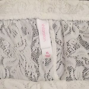 Xhilaration Pants - XL See-through Lace Elastic Waist Capris/Undies... Xhilaration Pants - XL See-through Lace Elastic Waist Capris/Undies...
